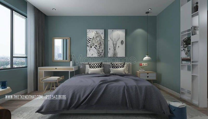 Giường ngủ chung cư hiện đại Giường ngủ chung cư hiện đại