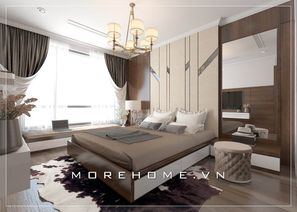 Giường ngủ chung cư hiện đại Giường ngủ chung cư hiện đại