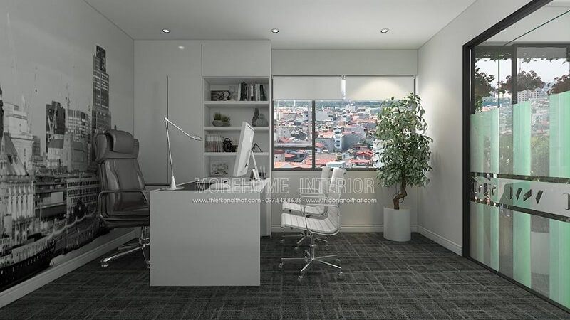 Thiết kế nội thất văn phòng làm việc giáo đốc đẹp