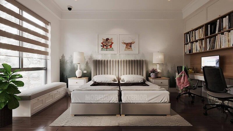 Nội thất phòng ngủ trẻ em đẹp hiện đại - Sản phẩm nội thất cao cấp tại Morehome
