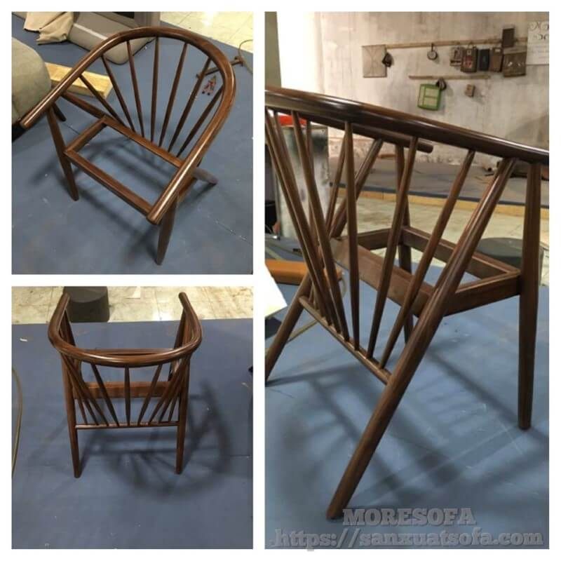 Sản phẩm ghế ăn gỗ óc chó hiện đại sang trọng - Biến không gian phòng ăn của bạn trở nên cuốn hút hơn